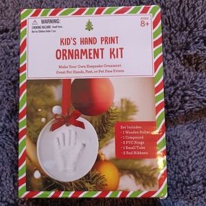 BNIB DYI Handprint Christmas Tree Ornament